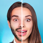 Face gender changer app swap icon