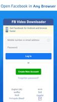 Downloader for facebook Videos الملصق