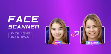 Face Scanner - Face Aging & Cartoon, Palm Scan