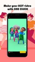 Add Face To Video - Funny Face Changer Video Maker plakat