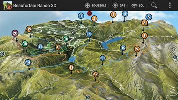 Poster Beaufortain Rando 3D