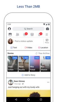 Facebook Lite screenshot 1