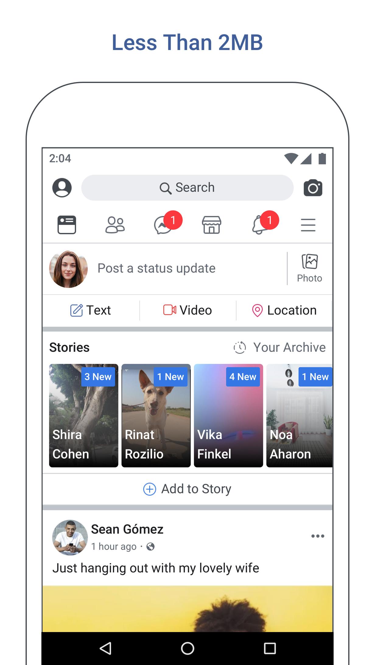 Facebook Lite APK 172.0.0.11.116 Download, never miss any single words