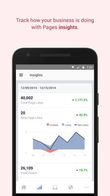 Facebook Pages Manager Screenshots