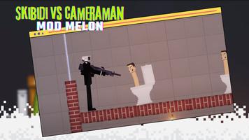 Skibidi VS Cameraman Mod Melon capture d'écran 1