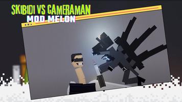 Skibidi VS Cameraman Mod Melon capture d'écran 2