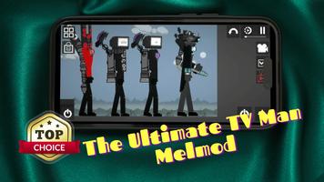 TV Man Mod Melon Skibidi 截图 1