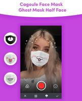 Cagoule Face Mask - Ghost Mask Half Face capture d'écran 2