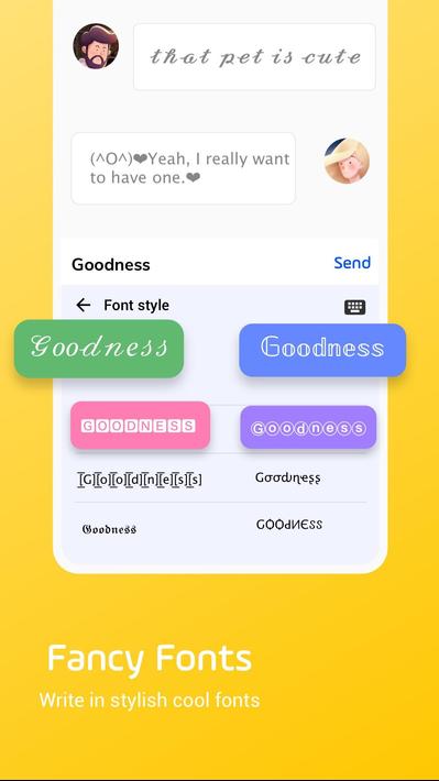 Facemoji Emoji Keyboard Lite:DIY Theme,Emoji,Font screenshot 2