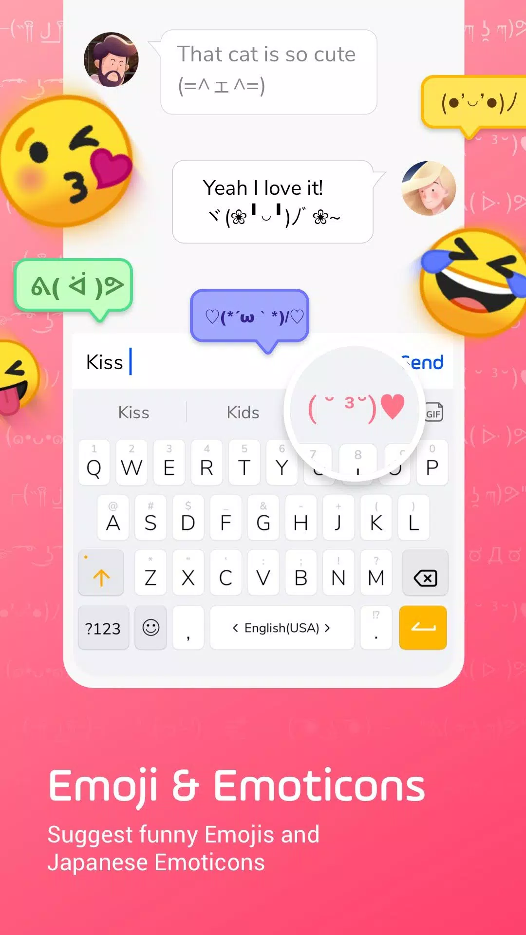 Tải Xuống Apk Facemoji Emoji Keyboard Lite:D Cho Android