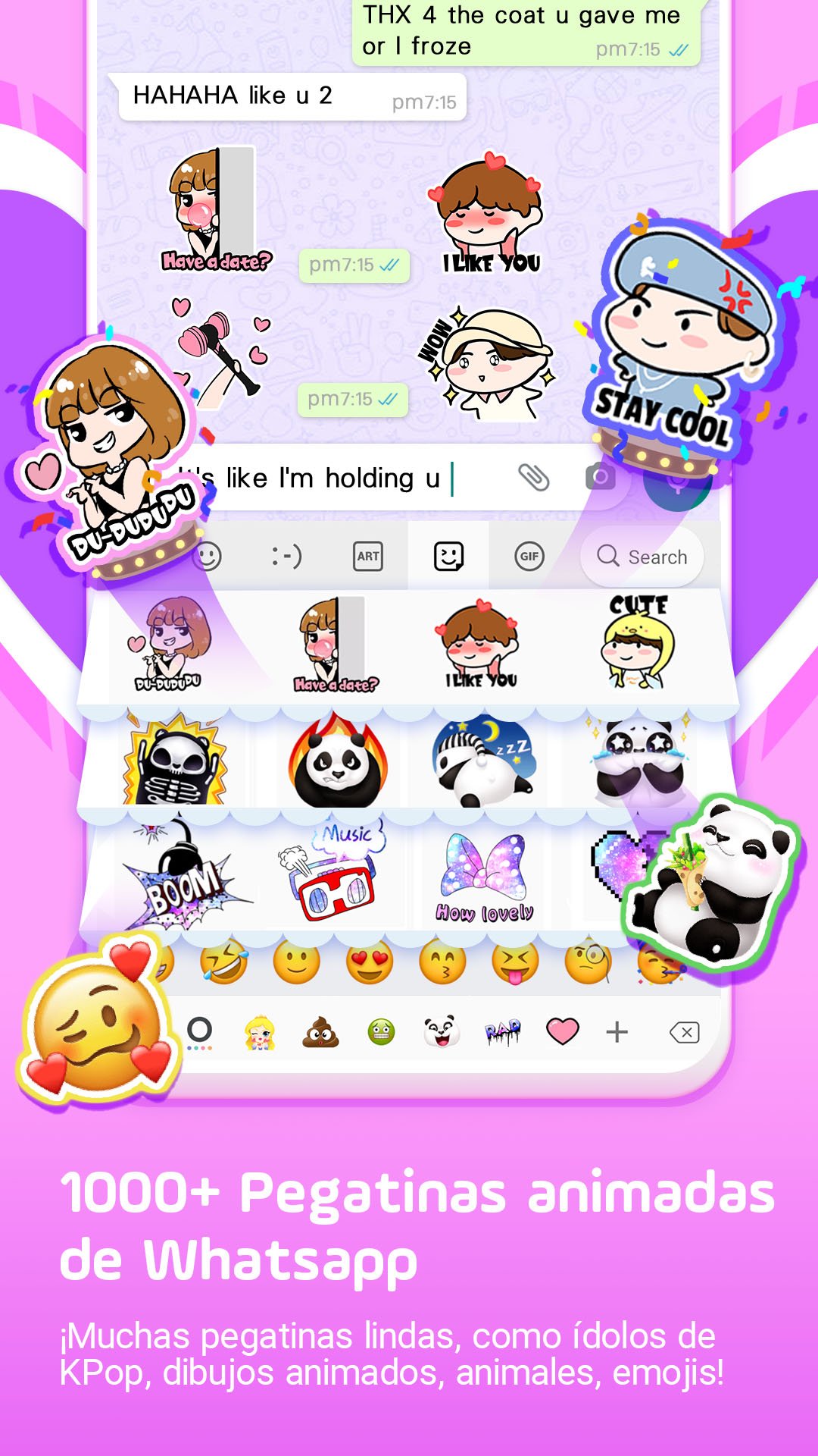 Descarga de APK de Teclado Emoji Facemoji Pro para Android