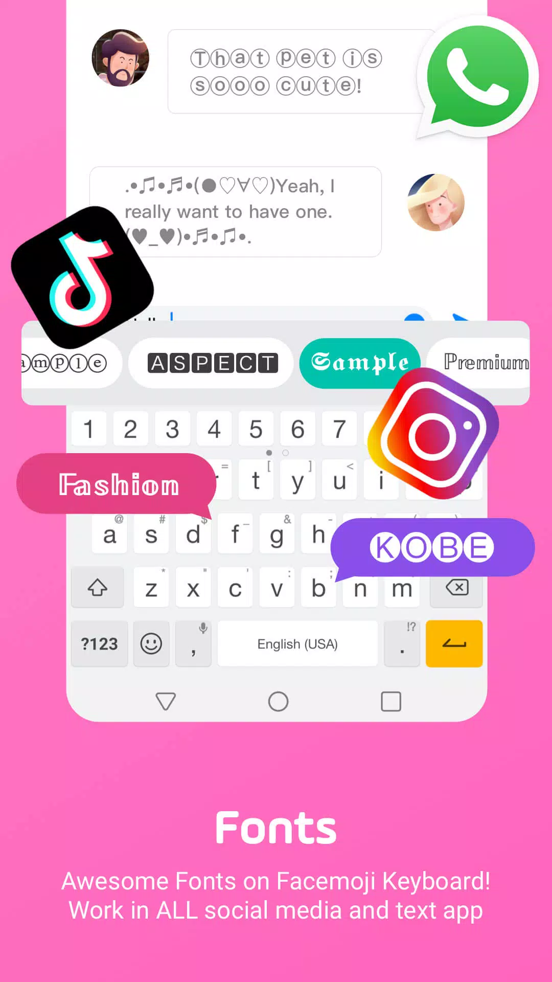 Facemoji Emoji Keyboard Pro APK for Android Download