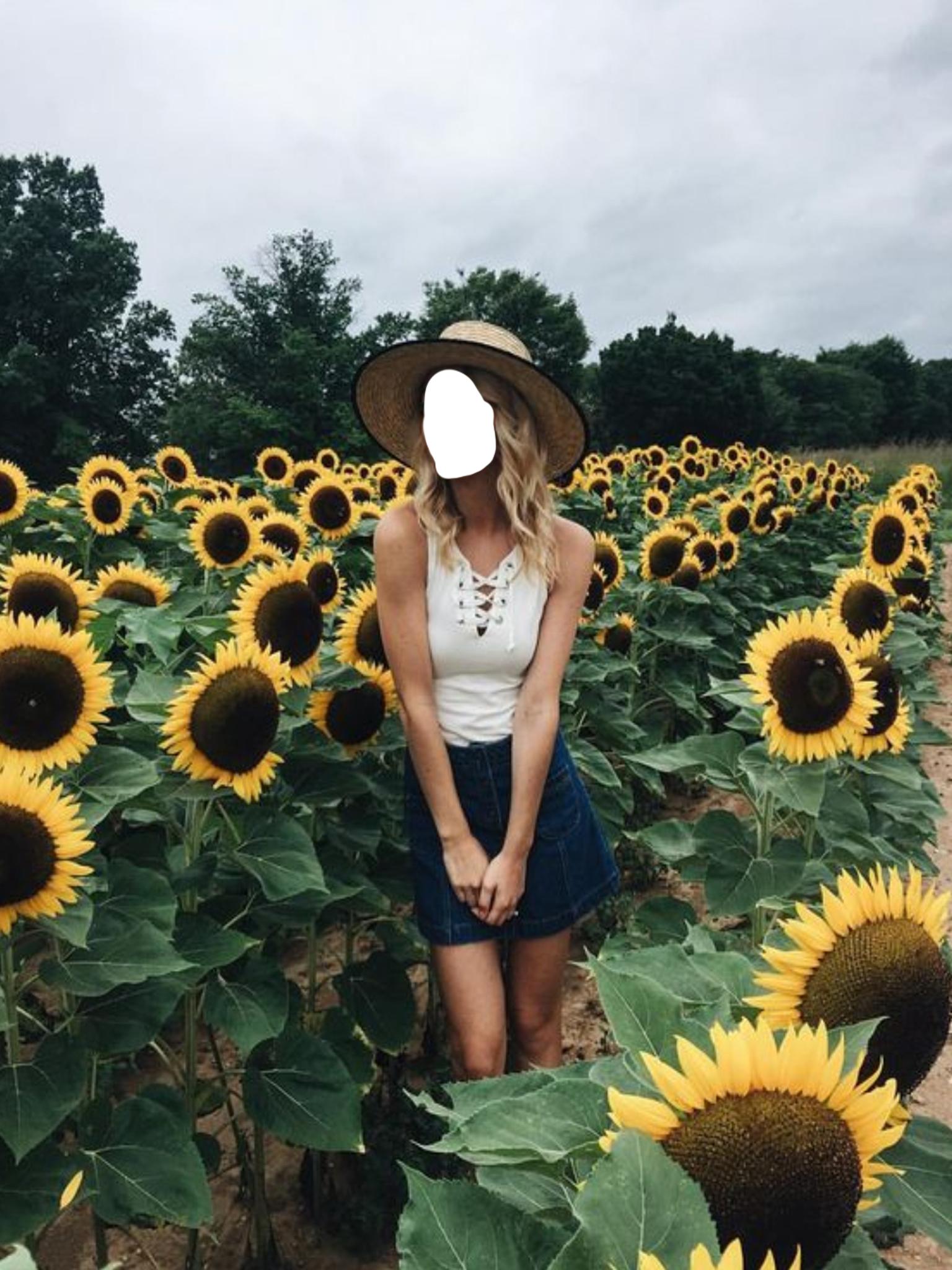 Фотосессия с подсолнухами