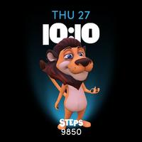 3D Lion Watch Face اسکرین شاٹ 2