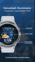 Hanukkah countdown watch face screenshot 1