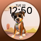 I love my Dog Watch Face icône