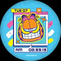 Garfield All Smiles Watch Face imagem de tela 3