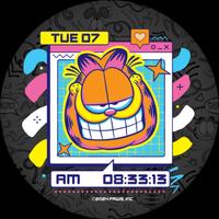 Garfield All Smiles Watch Face imagem de tela 2