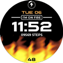 Animated Fire Watch Face APK