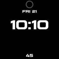 Animated Fire Watch Face syot layar 3