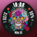 Frida Kahlo - Skull Watch Face APK