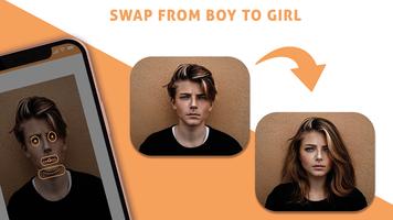 Gender swap Face swap&Changer الملصق