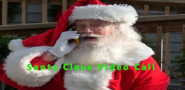 Santa Claus video call park-simulated santa Claus