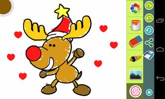 Christmas Coloring Pages الملصق