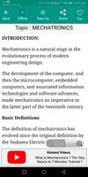 Mechatronics Engineering capture d'écran 2