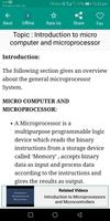 Microprocessors & Interfacing capture d'écran 2