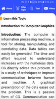 برنامه‌نما Computer Graphics عکس از صفحه