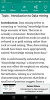 Data mining & Data Warehousing screenshot 2