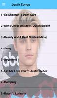 Justin Bieber-Songs Offline (46 songs) ポスター