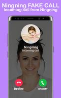 Aespa Ningning Fake Call poster