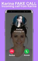 Aespa Karina Fake Call poster