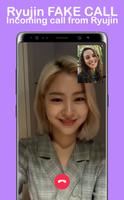 ITZY Ryujin Fake Call screenshot 3