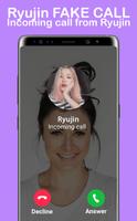ITZY Ryujin Fake Call poster
