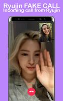 ITZY Ryujin Fake Call screenshot 2