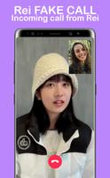IVE Rei Fake Call captura de pantalla 3