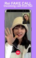 IVE Rei Fake Call captura de pantalla 2