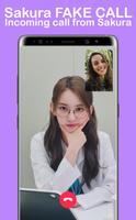 Le Sserafim Sakura Fake Call স্ক্রিনশট 3