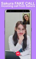 Le Sserafim Sakura Fake Call স্ক্রিনশট 2