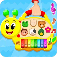 Musical Toy Piano For Kids Icon