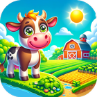 Animal Farm Games For Kids icône