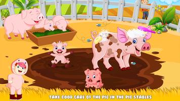 Animal Farm Games For Kids Poster