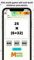 Master Math - Math Games capture d'écran 3