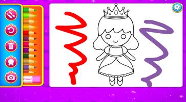 Princess Coloring Book screenshot 2