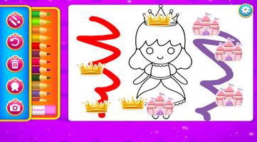 برنامه‌نما Princess Coloring Book عکس از صفحه