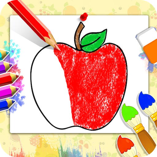 libro de colorear de frutas - 