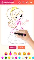 How To Draw Princess Affiche